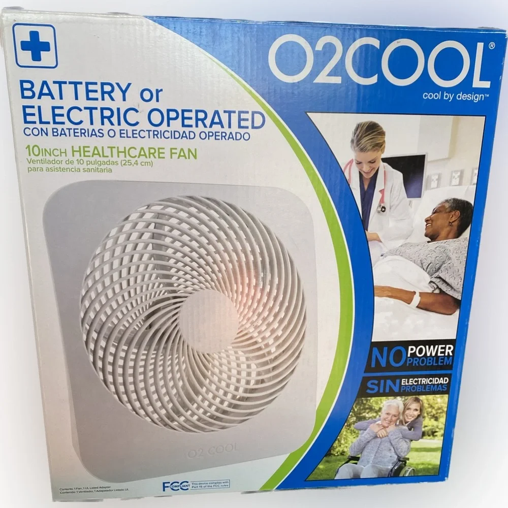 O2Cool 10” Portable Two Speed Fan - Picture 1 of 3